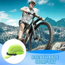 Windproof Cycling Hat Cooling Skull Hats Liner With Sun Visor Breathable Adjustable Sweat Absorbent Sun Baseball Caps For Motorc
