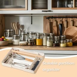 Drawer Organizer Kitchen Utensils Kitchen Silverware Drawer Organizer Multifunctional Utensil Tray For Kitchen Cutlery And