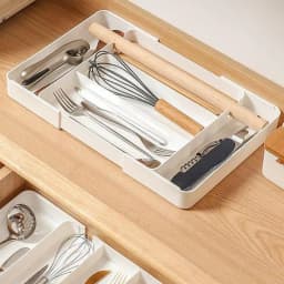 Drawer Organizer Kitchen Utensils Kitchen Silverware Drawer Organizer Multifunctional Utensil Tray For Kitchen Cutlery And
