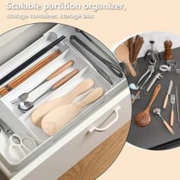 Drawer Organizer Kitchen Utensils Kitchen Silverware Drawer Organizer Multifunctional Utensil Tray For Kitchen Cutlery And