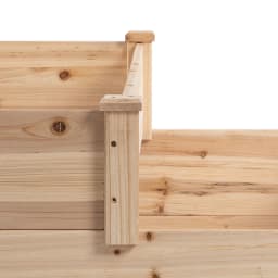 470L Wooden Raised Garden Bed 3-Tier Planter Kit for Patio 124L x 124W x 56H cm
