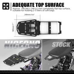 (EU Stock) Rear Luggage Rack Kit 2017-2025 For Surron light bee X S L1E Segway X160 X260 Electric Dirt Bike Top Case Bracket