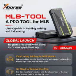 Xhorse MLB TOOL XDMLB0 Key Programmer Add Key for VW/Audi MQB Work with VVDI2 / Key Tool Plus Pad