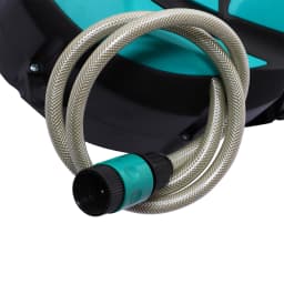 Water Hose Reel Compact Garden Patio Car Locking Auto Retract Spray Nozzle