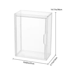 Voltsify Wall Mount Transparent 3-Tier Storage Display Case Hand-made Box Doll Frame Blind Box Storage Display Rack