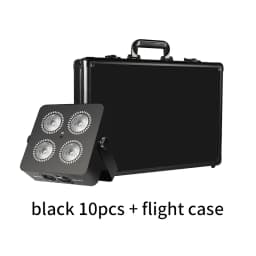 DMX LED 4x18W RGBWA UV 6IN1 Color Battery Wireless  Led Par Light Mini Battery Party Light 2.4G Wireless