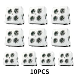 DMX LED 4x18W RGBWA UV 6IN1 Color Battery Wireless  Led Par Light Mini Battery Party Light 2.4G Wireless