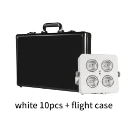 DMX LED 4x18W RGBWA UV 6IN1 Color Battery Wireless  Led Par Light Mini Battery Party Light 2.4G Wireless