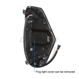 LED DRL Day Light for Nissan NP300 Navara 2021 2022 Daytime Running Light with Dynamic Sequential Turn Signal FK Type