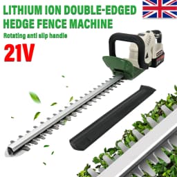 Brushless Cordless Hedge Trimmer Tree Branch Cutter Tool with 2Battery & Charger for Precision Gardening