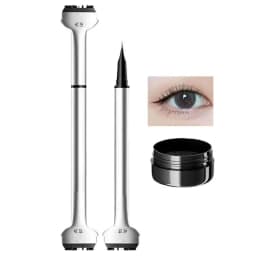 Bottom Lash Stamp Waterproof Bottom Eyelash Makeup Tool Stencil Sweatproof Lazy Lash Stamp with Ink Makeup tools for Women Girls