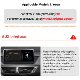 AI Intelligent Player 2din Android Car Radio Multimedia Video Player for BMW X1 E84 CIC 2009-2015 E84 NBT Stereo Carplay 4G WIFI