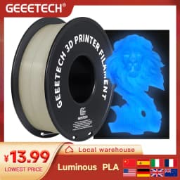 GEEETECH Luminous PLA Filament for 3D Printer 1.75mm ±0.03mm 1kg Glow in the Dark Plastic PLA 3D Printing Materials Wholesale
