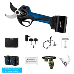 21V Cordless Electric Pruning Shears Pruning Garden Scissors Bonsai Tree Pruning Branches Battery Cutter Landscaping Garden Tool