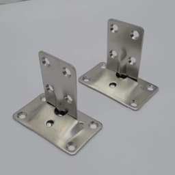 2 Set Marine Grade Table Bracket Set Removable Multiple Usage for House Boat