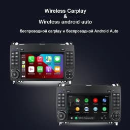 carplay 7" Android 12 128GB+8GB 8 Core multimedia Car DVD Player For Mercedes Benz B200 W169 W245 Viano Vito Sprinter Crafter