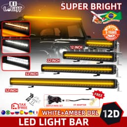 CO LIGHT 2-Rows 42 Inch LED Light Bar DRL Flood Spot Offroad LED Driving Light Bar for Pickup Truck SUV ATV UTV Boat 4x4 12V 24V