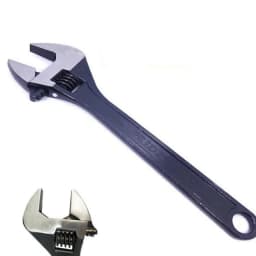 BRIEFNESS Wrench Motorcycle Repair Tool Workshop Repair Tool Black Adjustable Wrench Multi-Purpose Tool 18"/450 mm