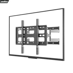 Full Motion TV Wall Mount for 55-100 Inches LED LCD TV Bracket Swivel Dual Articulating Arm