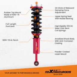 24-Way Damper Coilovers Kit Shock Strut For Lexus IS300 RS200 2001-2005