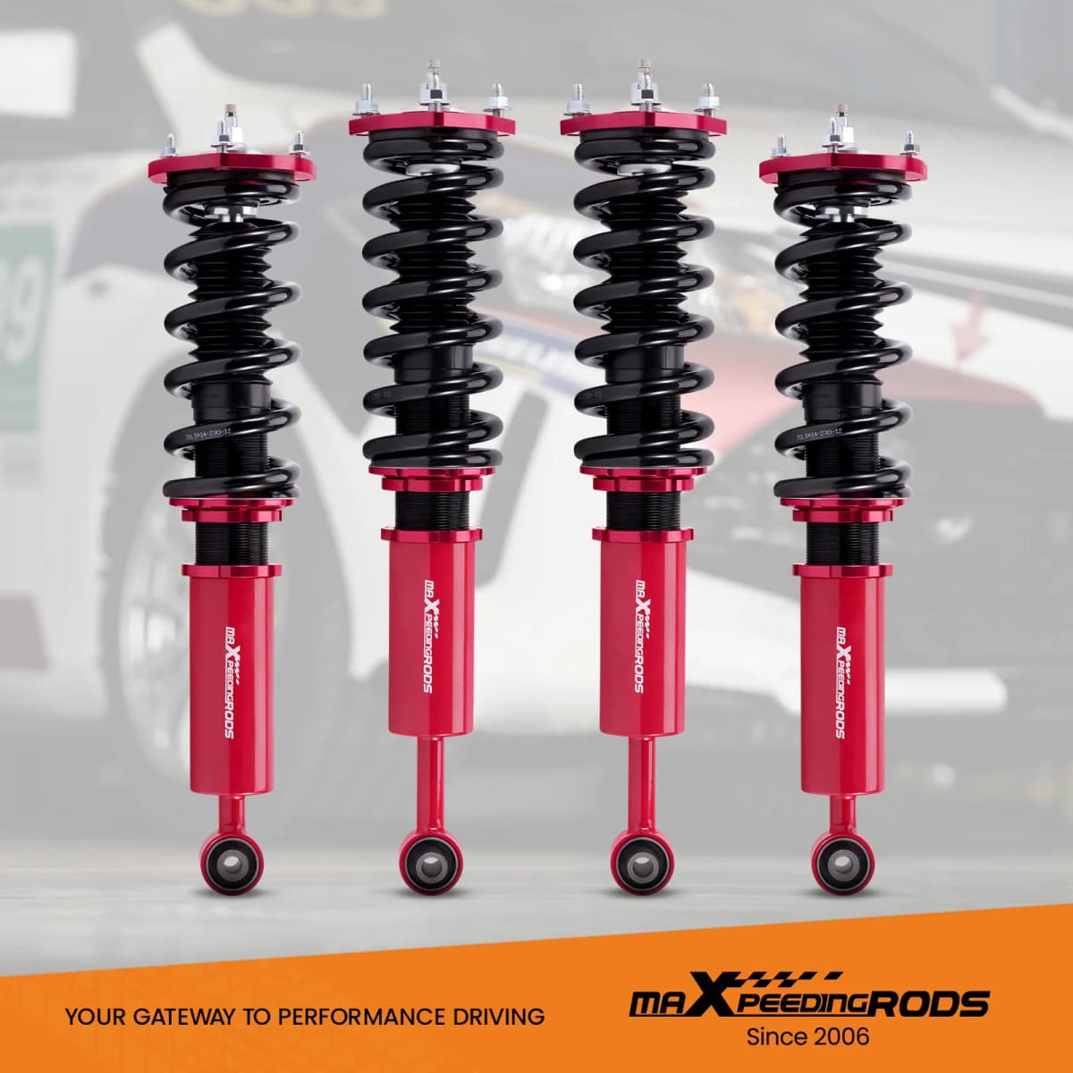 24-Way Damper Coilovers Kit Shock Strut For Lexus IS300 RS200 2001-2005