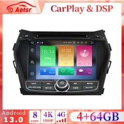 2din CarPlay PX6 Car radio Android 14 For Hyundai IX45 Santa Fe 2013-2017 AutoRadio GPS Multimedia Player Navi Stereo Head Unit