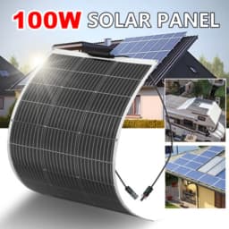 XINPUGUANG 100w 200w 12v Portable Flexible Solar Panel 18V 100W - 1000W Plate Cells Monocrystalline Silicon Panel Solar Kit