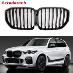 Artudatech Gloss Black Front Kidney Grill Grille Performance For BMW X5 G05 2018-2021