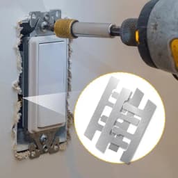 F Clamps For Wall Electrical Box 10X Electrical Wall Control Box F Clamps Support Plaster Ears Included Electricians Maintenance