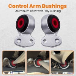 2x Front Right Left Control Arm Polyurethane Bushes For BMW 3 Series E46 Z4 E85 31121095278