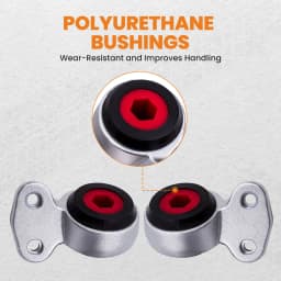 2x Front Right Left Control Arm Polyurethane Bushes For BMW 3 Series E46 Z4 E85 31121095278