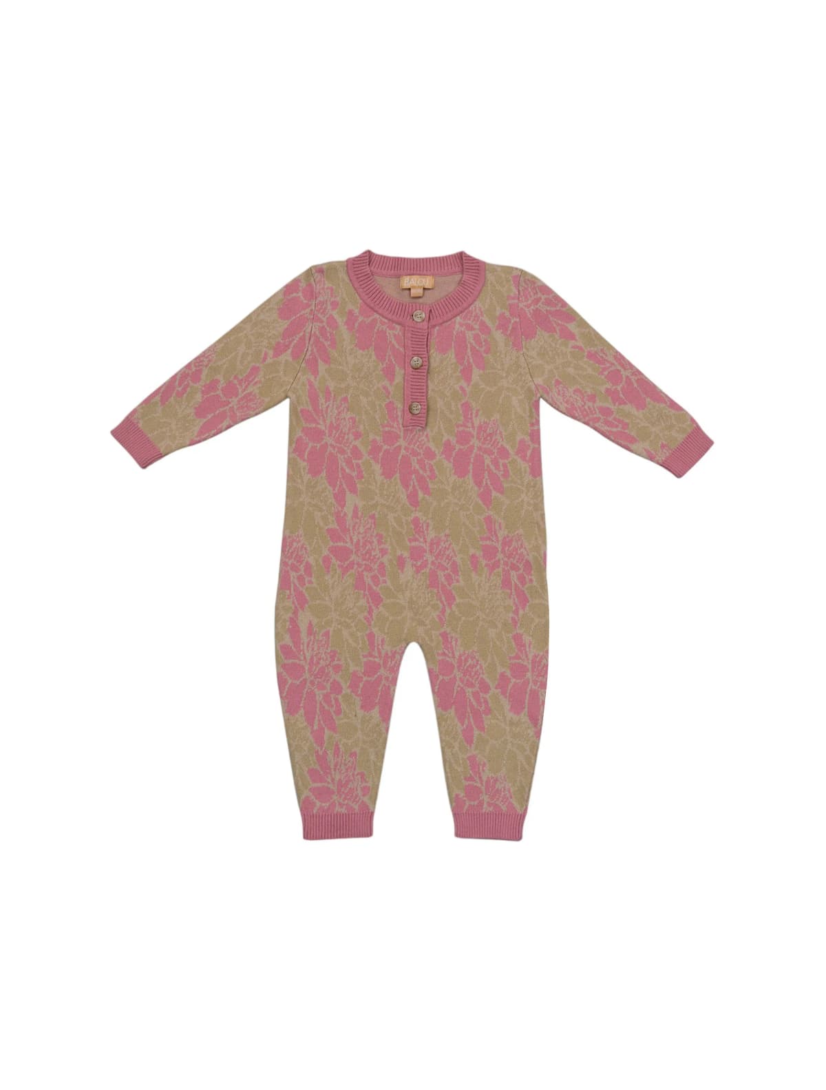BALOU Baby Floral Knit Romper