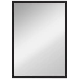 HOMCOM 70x50cm Wall Bathroom Mirror for Home Decor, Vanity Mirror, Black