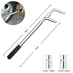 Car Scissor Jack with Hand Crank 2.5T Portable Labor-saving Car Jack Car Repair Tool Set with Wrenches Socket Tow rope
