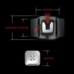 360 Degree Rotatable Wristband Cell Phone Wrist Holder Biking Detachable Armband Cellphone Bracket For Smartphones Accessories