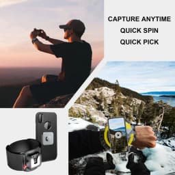 360 Degree Rotatable Wristband Cell Phone Wrist Holder Biking Detachable Armband Cellphone Bracket For Smartphones Accessories