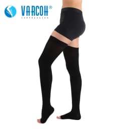 Compression Stockings Men Women 20-30 MMHg Firm Support Socks Hose Varicose Veins Hosiery for Edema, Swelling, Pregnancy, Recove