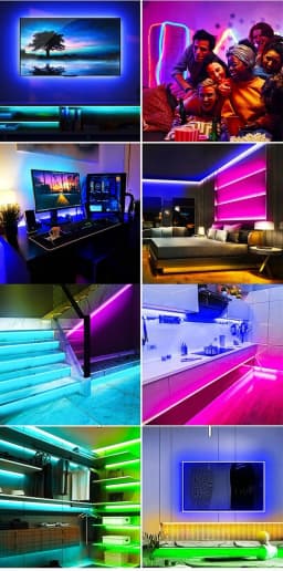 24V FCOB COB LED Light Strip RGB Dream Full Color Pixel Addressable 720 LEDs 12mm High Density Flexible FOB Led Lights for Room
