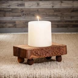 Wooden Display Shelf Stackable Storage Holder for Photo Album Decorative Home Decoration Organizer Rack for Aromatherapy Candle
