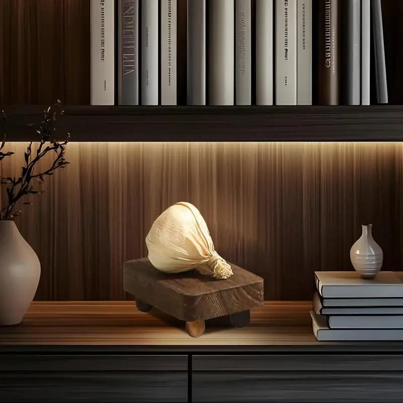 Wooden Display Shelf Stackable Storage Holder for Photo Album Decorative Home Decoration Organizer Rack for Aromatherapy Candle