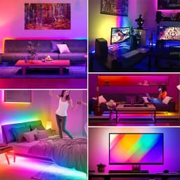 1-5M 5V WS2812B USB LED Strip light 5050 RGB Dream Color Ambient Kit for Desktop PC Screen Background lighting EU US UK Plug