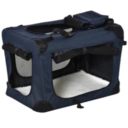 PawHut Folding Pet Carrier Bag House W/ Cushion Storage