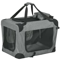 PawHut Folding Pet Carrier Bag House W/ Cushion Storage