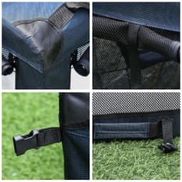 PawHut Folding Pet Carrier Bag House W/ Cushion Storage