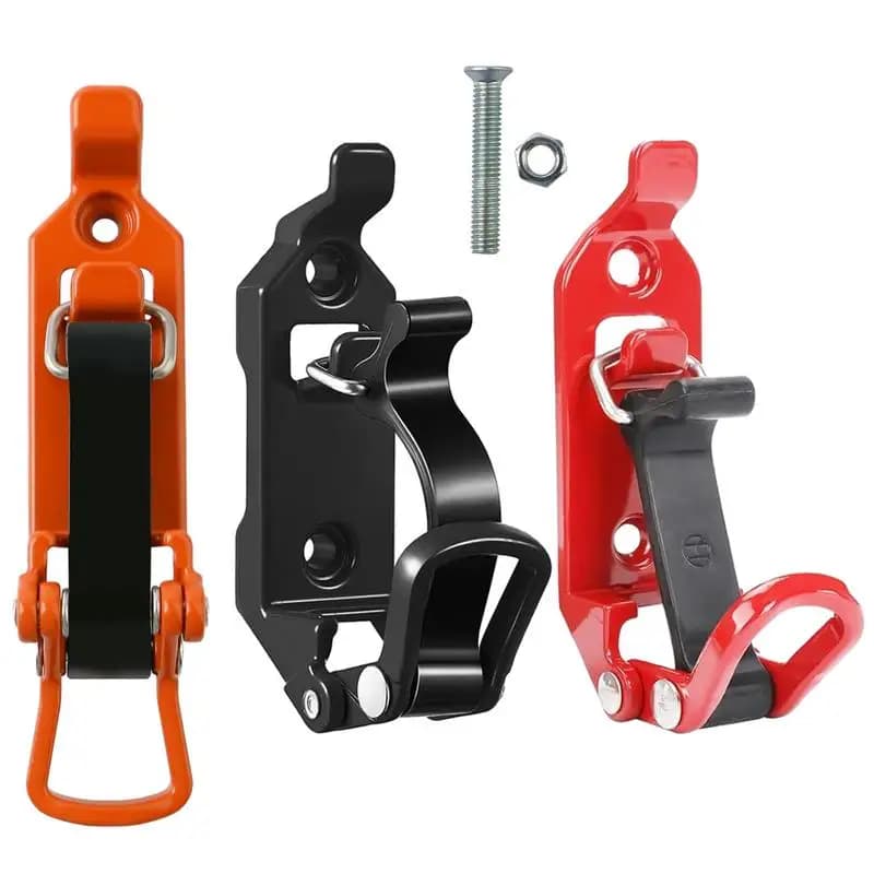 2PCS Shovel Mount for Roof Rack Wall Mounting Brackets Metal Rubber Clamp Space Saving Sturdy Quick Release Shovel Holder