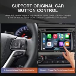 AUTOABC 2025 Wireless Carplay For Toyota Auris C-HR 2014-2018 with Android Auto Mirror Link AirPlay Functions