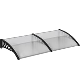 Outsunny Door Canopy Outdoor Awning Rain Shelter for Window Porch