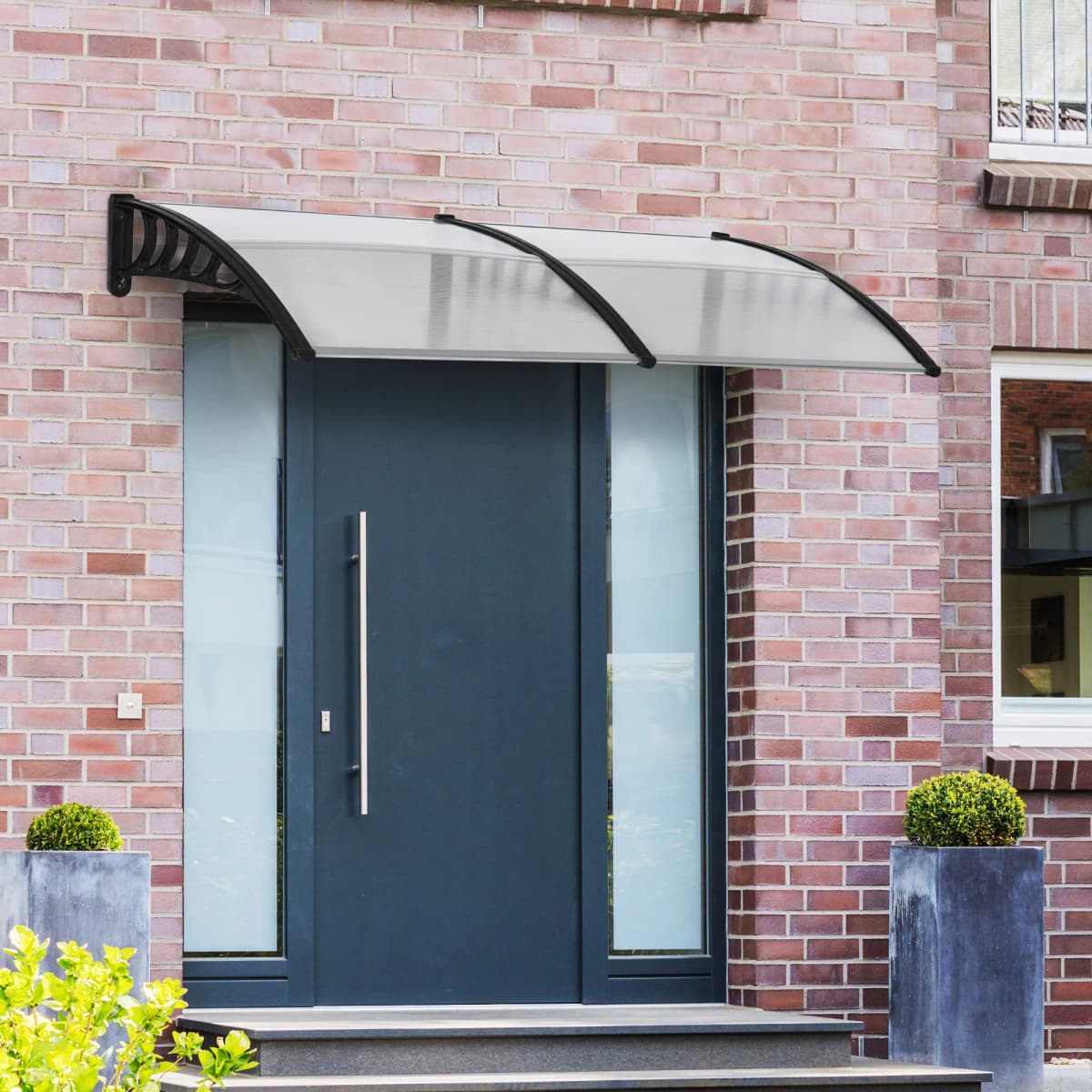 Outsunny Door Canopy Outdoor Awning Rain Shelter for Window Porch