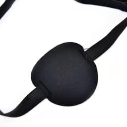 Kids/Adult Medical Concave Eye Patch Foam Groove Washable Eyeshades Adjust Strap