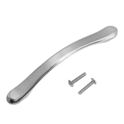 Voltsify 2Pcs Silver Furniture Handles for Cabinets, Drawers, Wardrobes, Doors